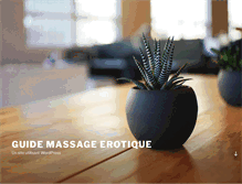 Tablet Screenshot of guide-massage-erotique.fr